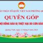 Hội nghị phát động quyên góp ủng hộ đồng bào bị thiệt hại do cơn bão số 3